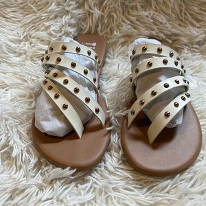 Tiara studded sandal